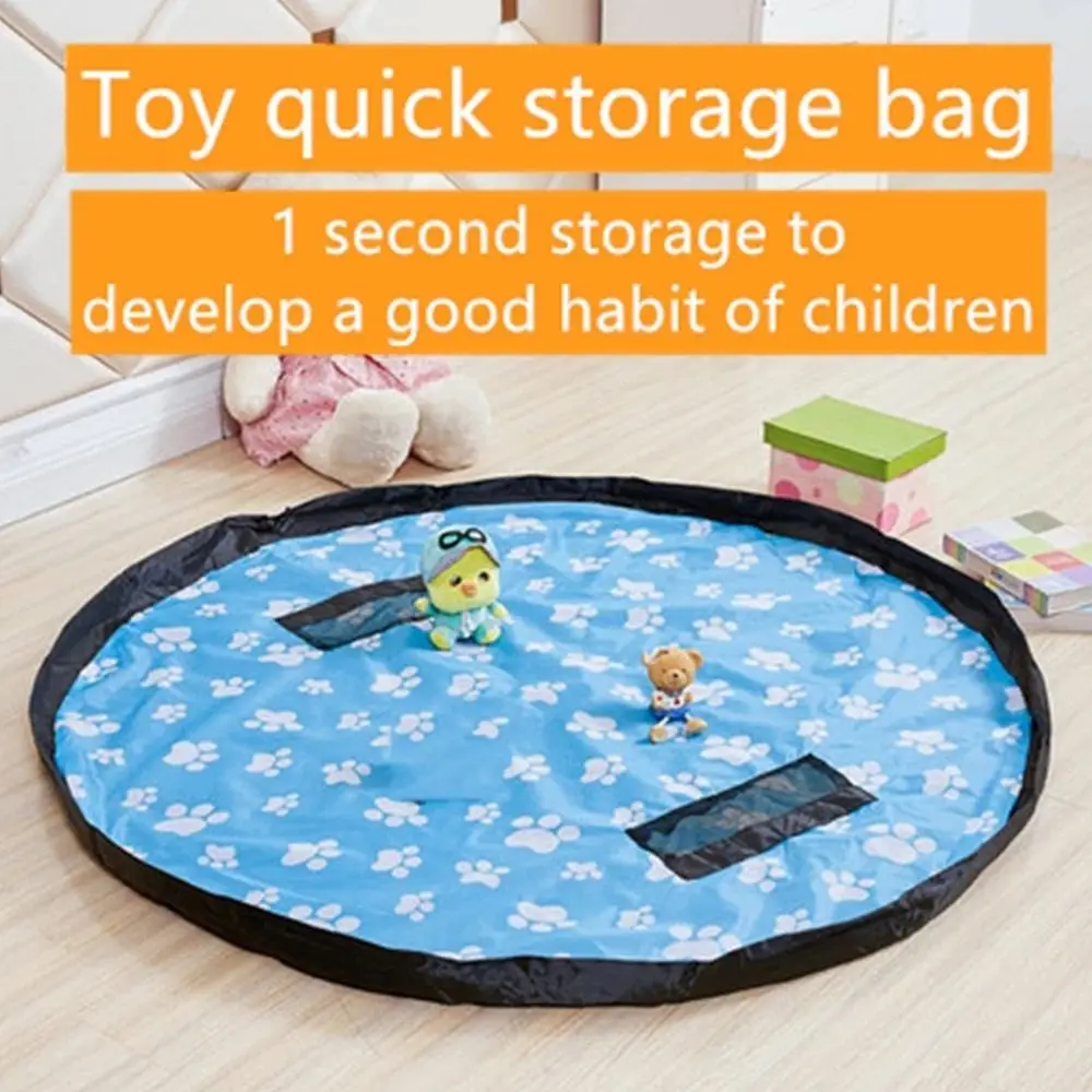 

Cartoon Design Building Block Beach Playing Mat Toy Fast Storage Bag Play Sensory Place Mat Beam Mouth Bag Baby Ball Pit Fence