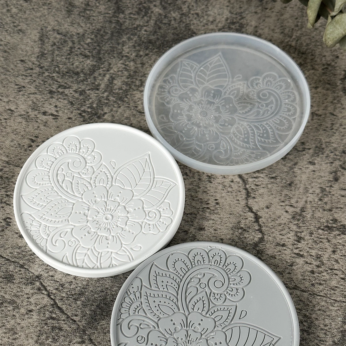 Silicone Mold for DIY Coaster Crafts – Epoxy Resin & Home Decor