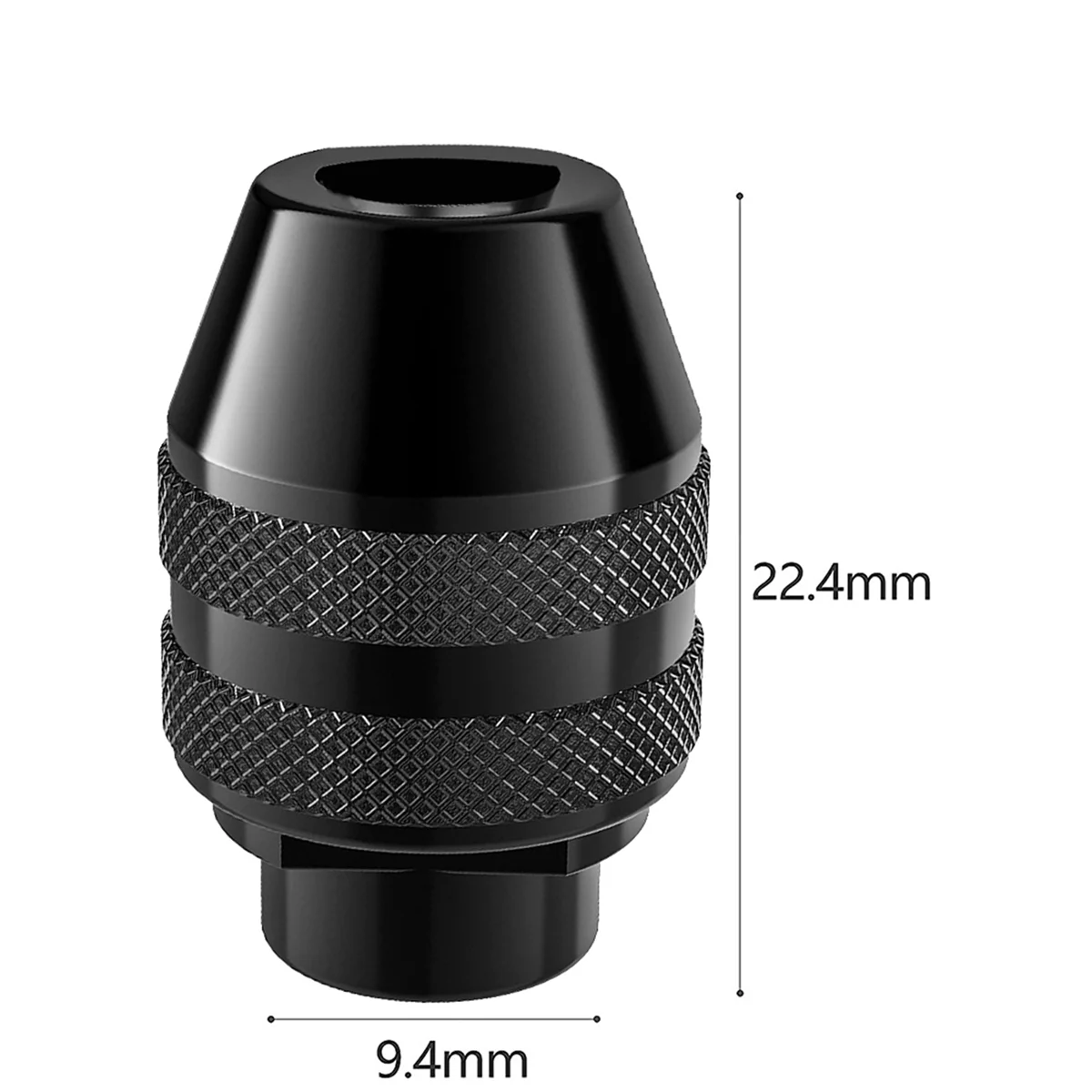 New Drill Chuck, 1/32 to 1/8 Replacement 4486 Drill Keyless Bit Chuck Shaft Rotary Tool Quick Change Adapter Kit