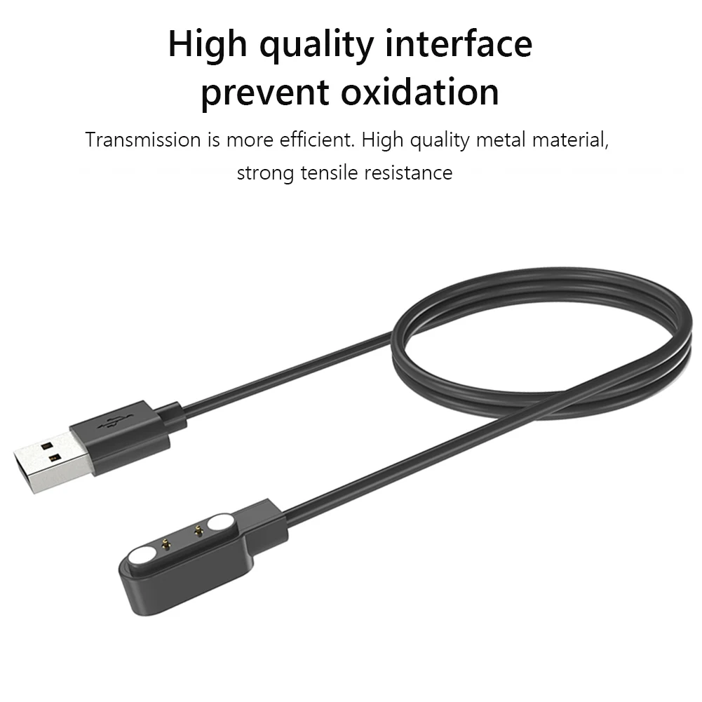 Kieslect Kr Pro Kr Lora 2 Lora 스마트 시계 액세서리 용 USB 마그네틱 손목 시계 충전 케이블 교체