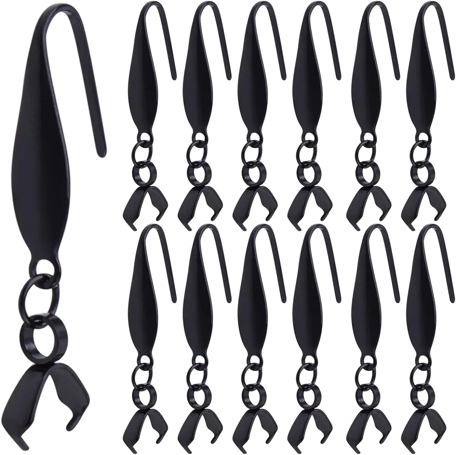 10 stücke Edelstahl Französisch Ohrringe Haken Für DIY Handgemachte Ohr Draht Schmuck Machen Liefert Erkenntnisse Zubehör Komponenten – Detail 2