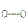 125/127/130mm Horse Gag eggbutt Apple bit Snaffle Bite Stainless Steel Loose Oval Link Mouthpiece Training Equestrian Equipment 3