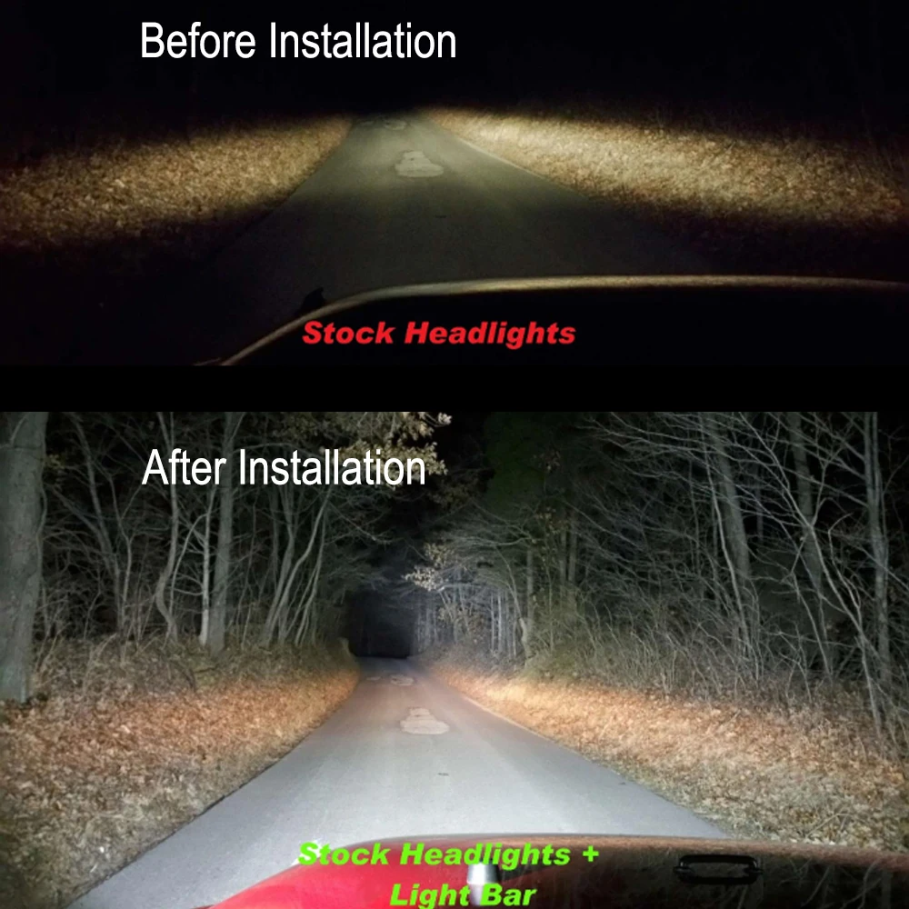 Work Light LED Light Bar 12V 24V Off Road LED Bar Spot Flood LED Light Bar/Work Light for Truck 4X4 UAZ 4WD ATV Car Barra Driving Fog