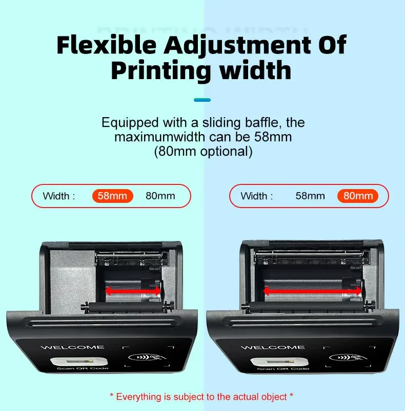 Mobile 8 inch Android 12 POS Terminal with 58/80mm Printer Loyverse Desktop POS Support 4G WIFI Bluetooth Connection 2D Scanner