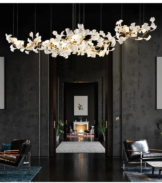 シャンデリア, モダンな装飾真鍮シャンデリア アクリル ランプシェード