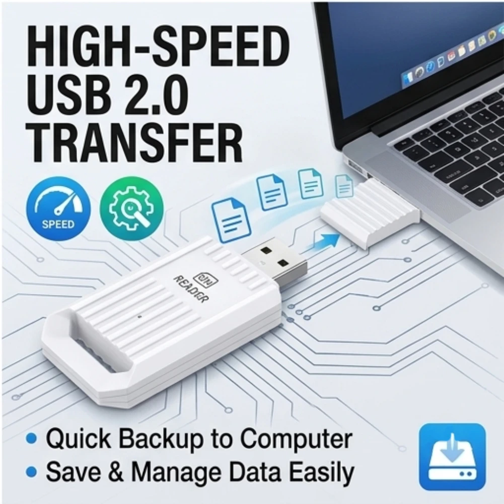범용 Type-C SIM 카드 리더 USB 2.0 어댑터 전화 eSIM 통신 카드 작성기 휴대용 ABS 미니 동글 2026 신제품