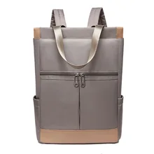 Oxford Waterproof 14 Inches Laptop Backpack Women Large Capacity Ladies Hand Double Shoulder Bags Female Bagpack Travel Bags