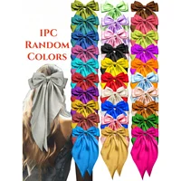 16pcs Random Color French Hair Bows Vintage Large Bow Hair Clips, Elegant Metallic Hair Clips Hair Accessories Value Pack, For B