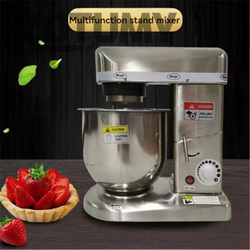 10L Stainless Steel Automatic Egg Beater Mixer New Multifunctional Household Dough Kneader for Wheat & Flour Chef Machine