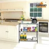 3-Shelf Shelving Unit with 3-Shelf Liners, Adjustable Rack, Steel Wire Shelves, Shelving Units and Storage for Laundry Bathroom 5