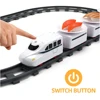 Sushi Train Set Rotating Table Food Train USB Charging Electric Train Toy Under Christmas Tree Train Track for Kids Boys Girls 6