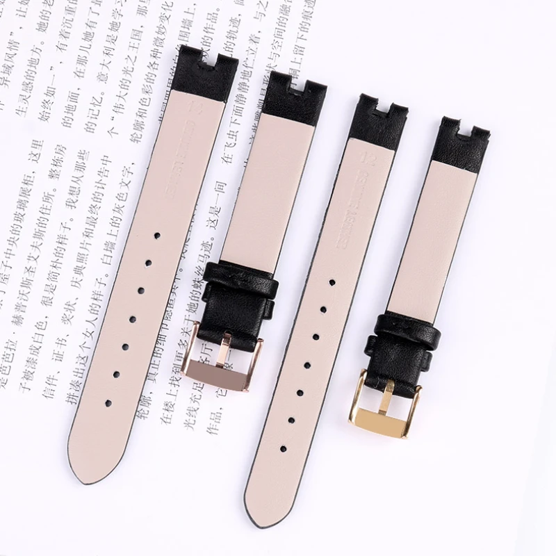 For G-ucci Genuine leather watchband YA141401 YA141404