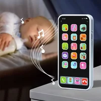 Children's Simulation Educational Toys Mobile Phone Smart Touch Screen Music Phone Baby English Early Education Toys Voice Toys 1
