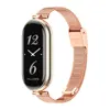 Strap For Xiaomi Mi Band 8 9 7 6 5 43 Smart Bracelet Women Girls Fashion Metal Mesh Watchband Replacement Accessories Miband 7 6 5