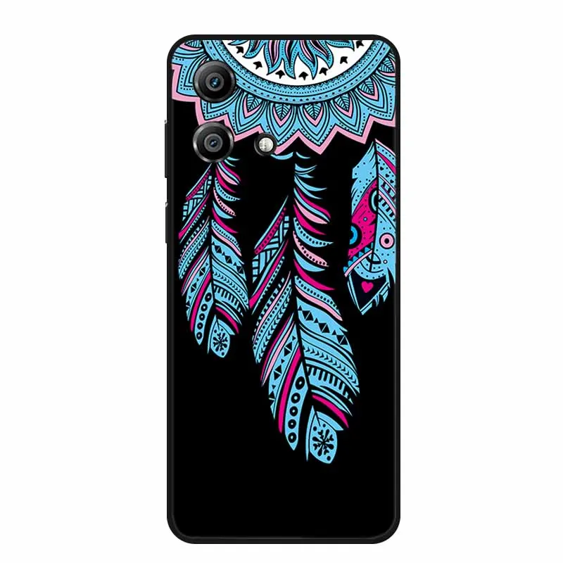 Charming Cartoon Cat Black Silicone Soft Phone Case