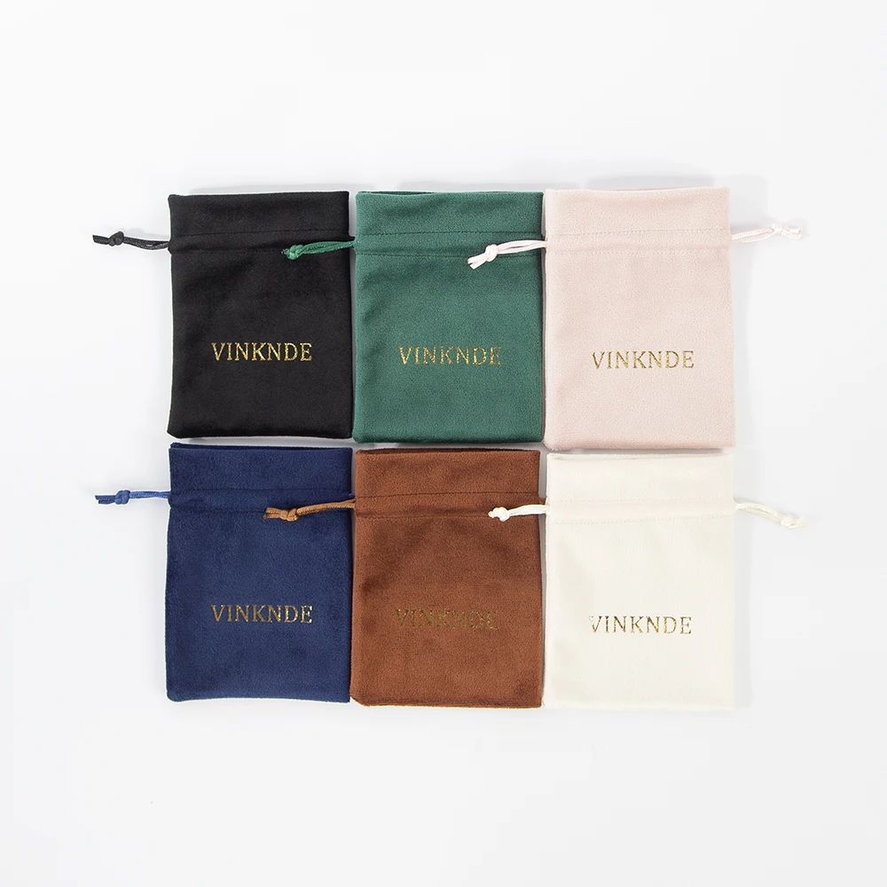 100 Velvet Bags Cloth Bag Packaging Custom Size Logo Drawstring Gift Jewelry Mobile Power Glasses Bracelet Cosmetic Storage Bags