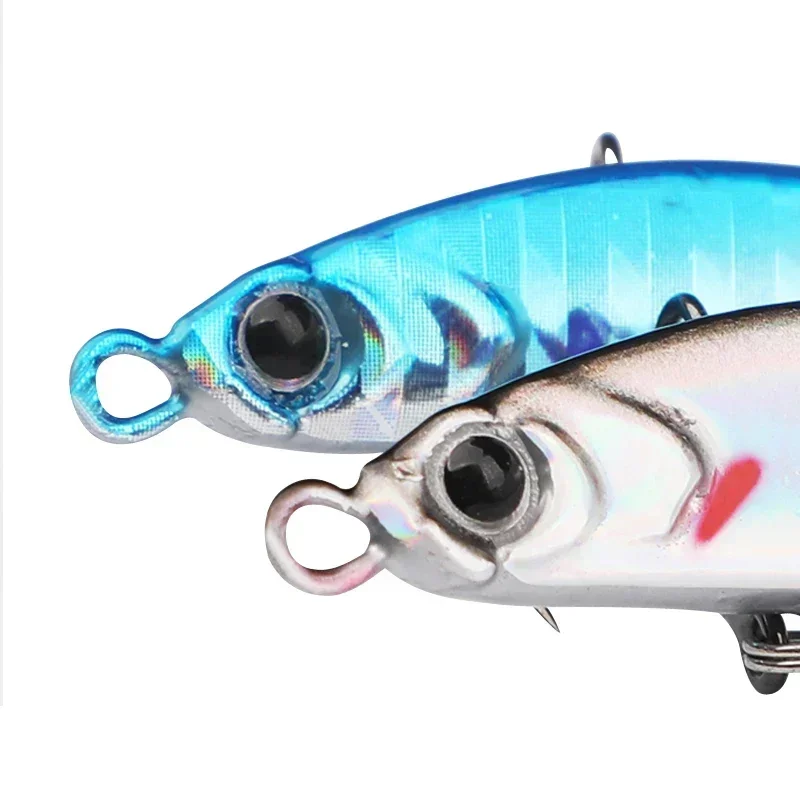 Metal Jig Vib Fishing Lure, Trolling Hard Bait, Bass Sinking Lures, Trout Jigging, Saltwater, 10-22G