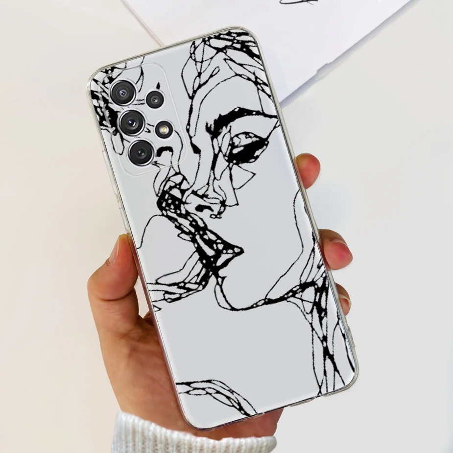 Stylish Painted Soft Silicone Back Cover Bumper Case