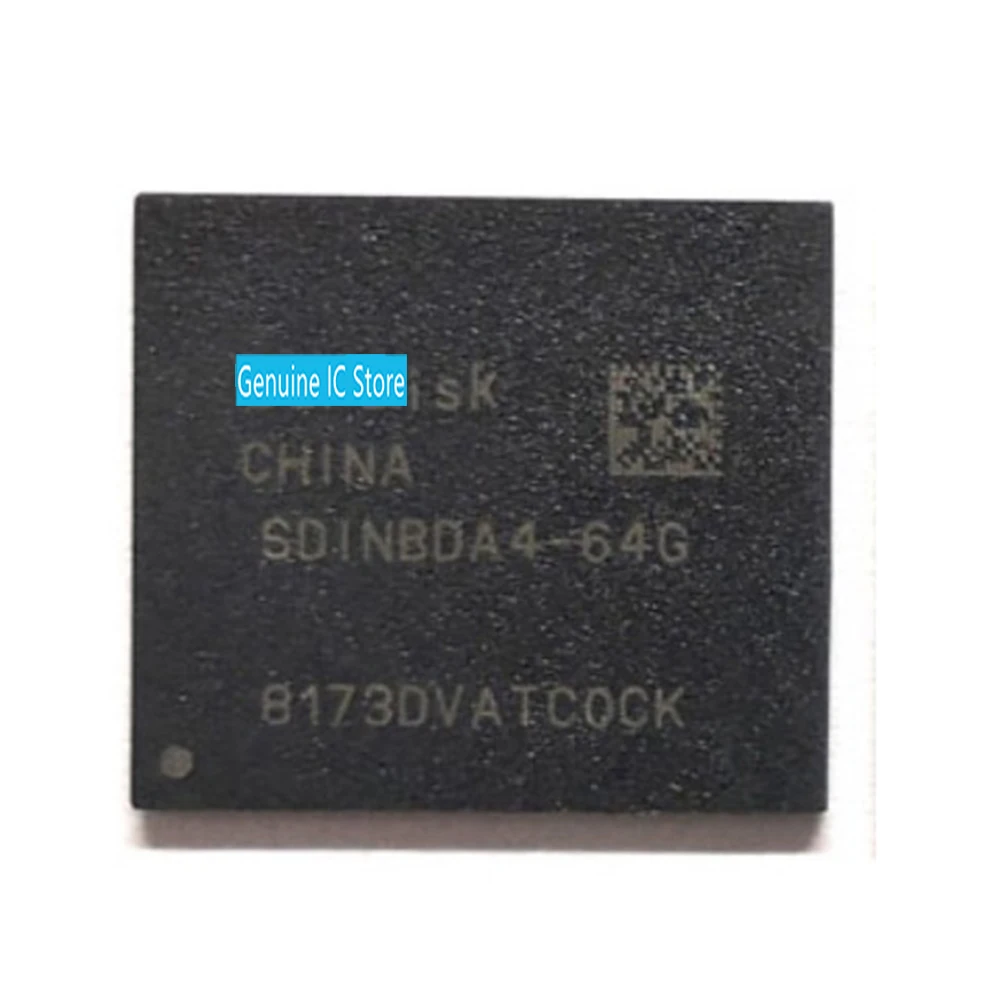 

SDINBDA4-64G BGA-153 EMMC 5.1 64GB New Original Genuine Ic