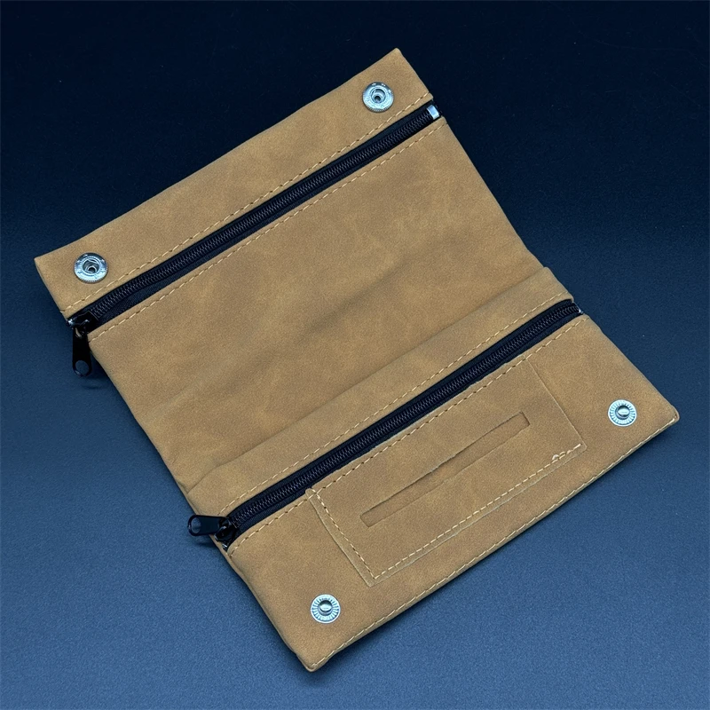 Fine Leather Tobacco Storage Bag Fashion and Portable Smoking Pipe Tobacco Organizers Practical Handmade Pipe Bag Smoking Tools smoking accessories tobacco smoking accessories