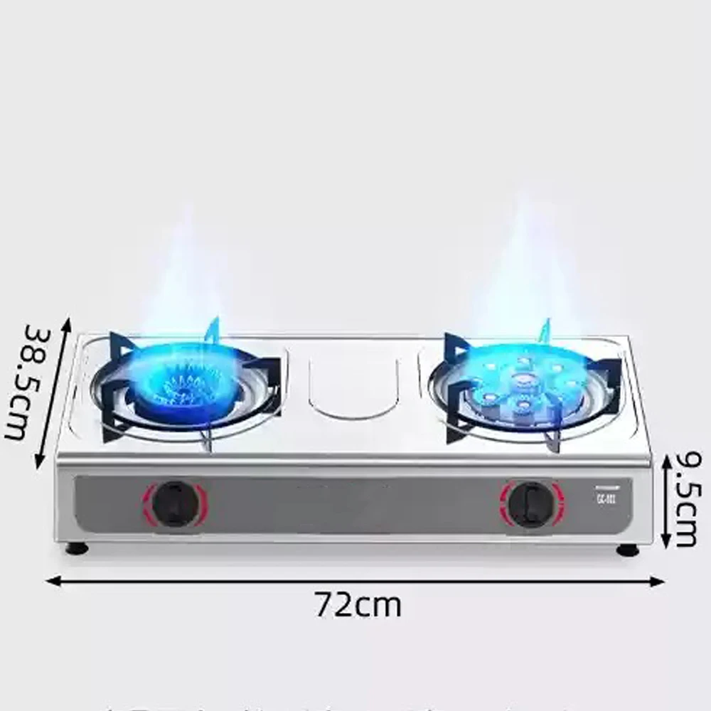 Table Top Gas Cooker 2 Burner Household Cocina A Gas Doube Cooktop Gas Stove Fierce Fire Kitchen Cooker 6