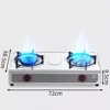 Table Top Gas Cooker 2 Burner Household Cocina A Gas Doube Cooktop Gas Stove Fierce Fire Kitchen Cooker 6