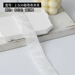 Elegant Pleated Lace Fabric for DIY Crafts and Sewing Accessories - 2 Meters of High - Quality Decorative Ribbon (B)