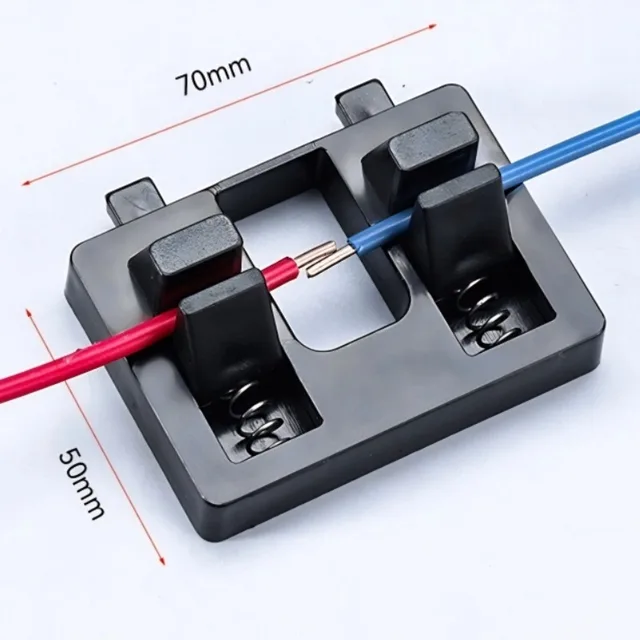 Dispositivo per filo di saldatura Supporto per filo di saldatura Staffa forte Morsetto per saldatura Supporto antiscivolo regolabile Accessori per saldatura di potenza 6