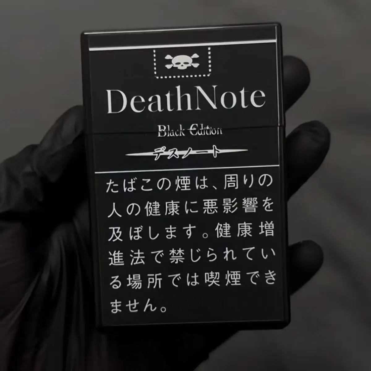 Japanisches Zigarettenetui aus Kunststoff, Gesundheitsschädlich, Sturzsicher, Kreativer Klappdeckel, Tragbar, für 20 Zigaretten, Robuste Aufbewahrung