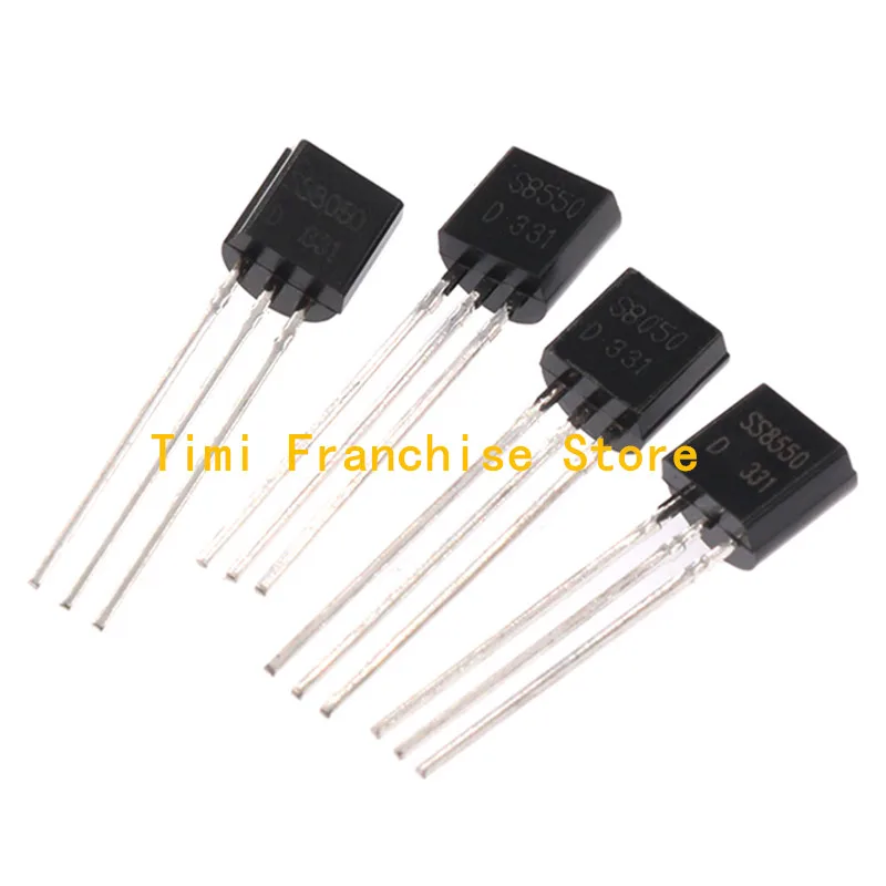 100PCS Transistors diode PNP NPN BC337 BC327 BC517 BC547 BC548 BC549 BC550 BC556 BC557 BC558 2N2907 SS8050 SS8550 TO-92