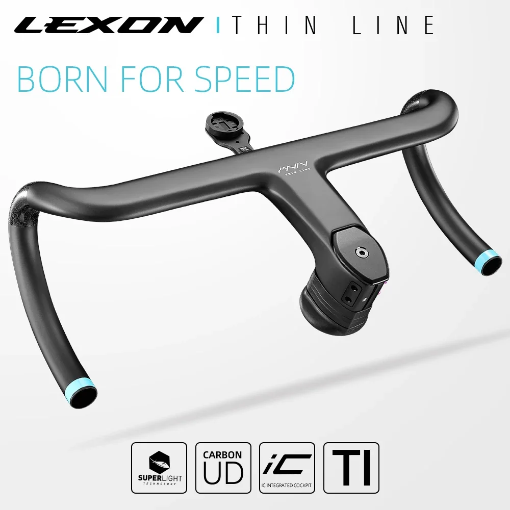 

LEXON Carbon Road Bike Handlebar 28.6MM Ultralight THIN LINE Bicycle Handlebar T1000 Racing Bent Bar Bicycle Parts Cycling Parts