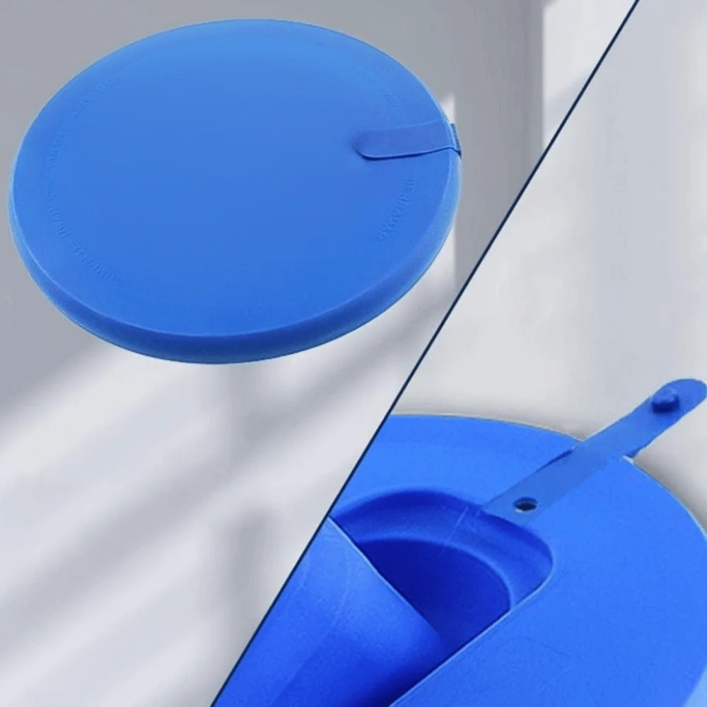 Folding Paint Bucket Paint Mix Cover Space Saving Reduce Messy Drips Paint Can Lid Retractable Spout Sealed Paint Storage