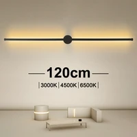 Modern Minimalist LED Linear Wall Lamp 80cm/100cm/120cm Long Strip Wall Lamp Bedroom Living Room Home Decor 1
