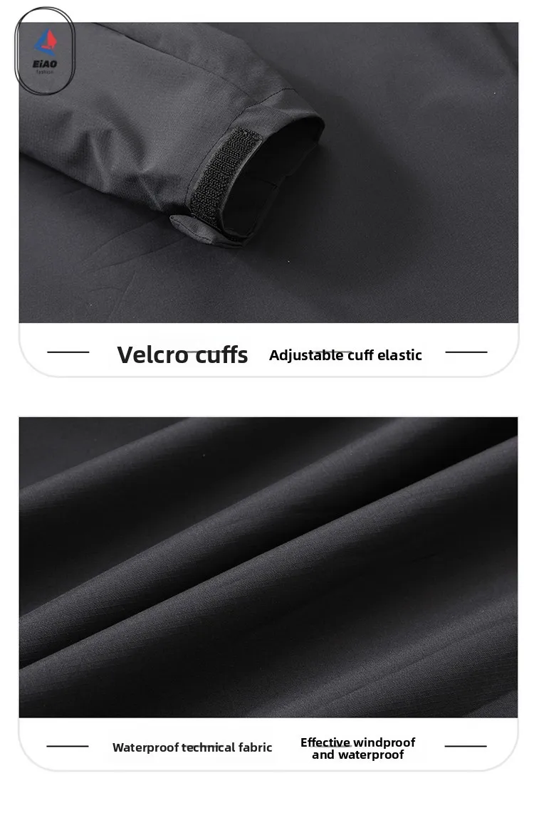 EIAO Storm Windbreaker Couple Outdoor Jacket 2025 Dopamine Waterproof Windproof Hiking Coat Spring Autumn Lightweight Tech