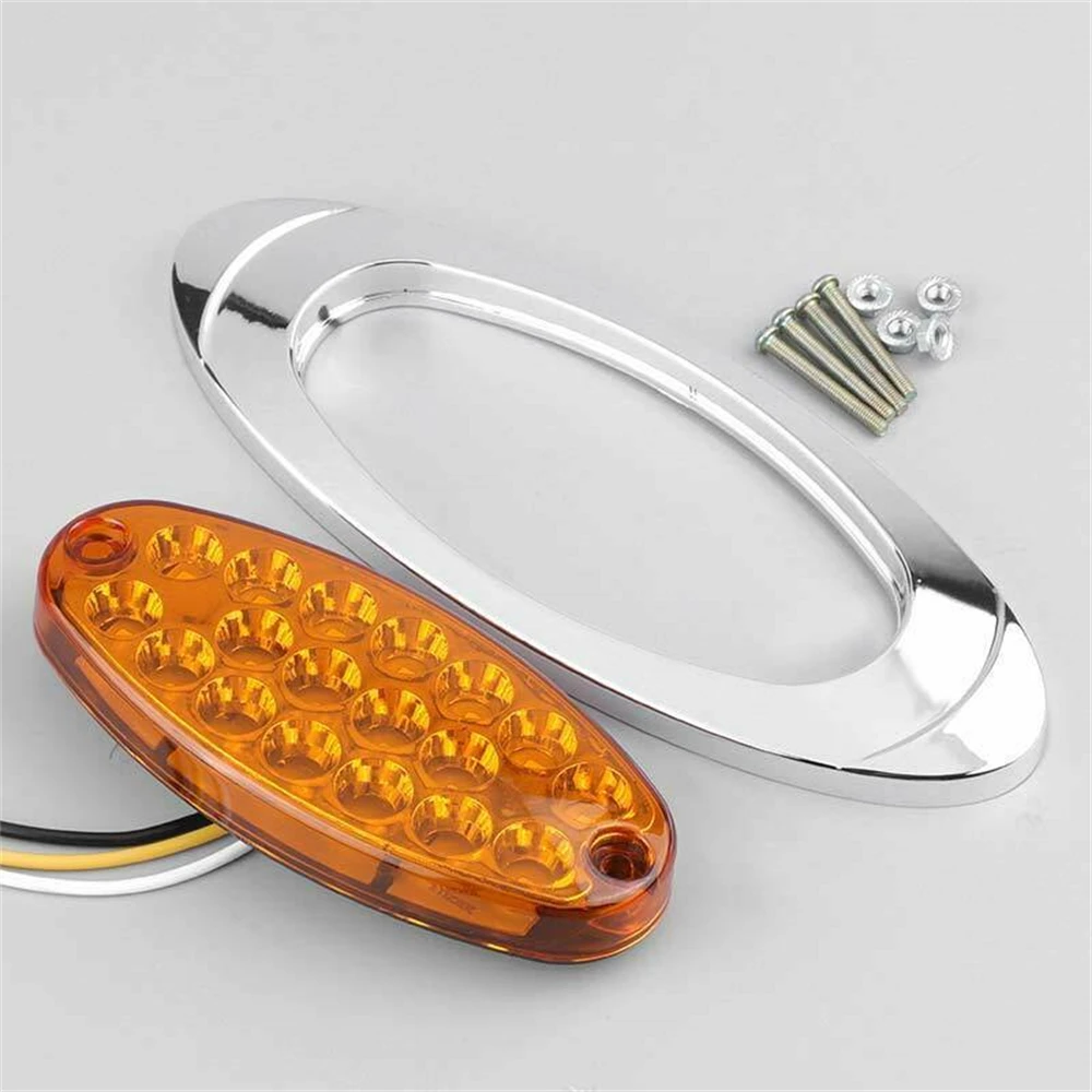 18LED Side Marker Light Auto Trucks Lorry Trailer Bus Tail Brake Lights Car Warning Lamp Turn Signal Warning Lighting 10PCS led marker lights led tail lights led warning lights