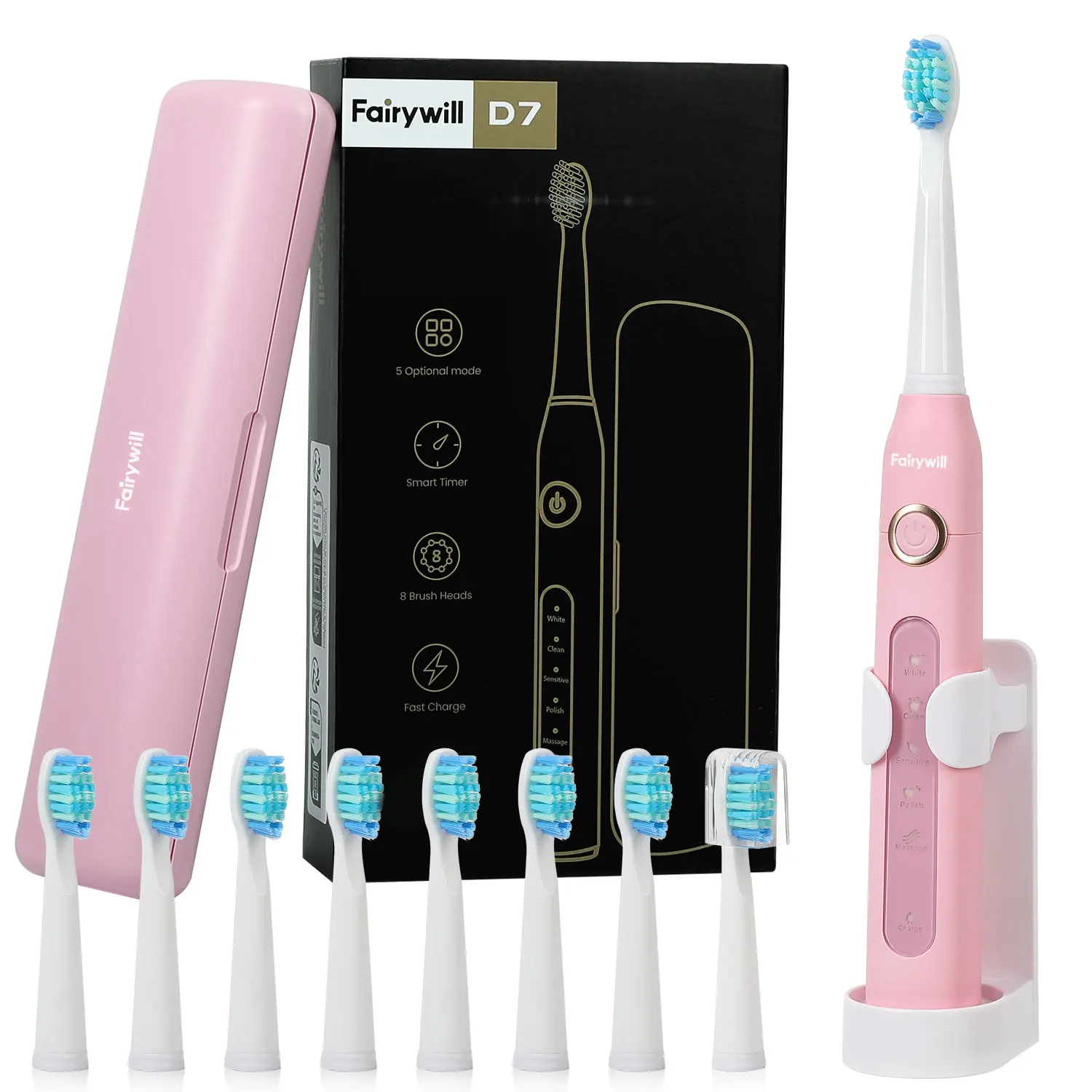 Szczoteczka soniczna Fairywill FW507 za $16.25 / ~60zł