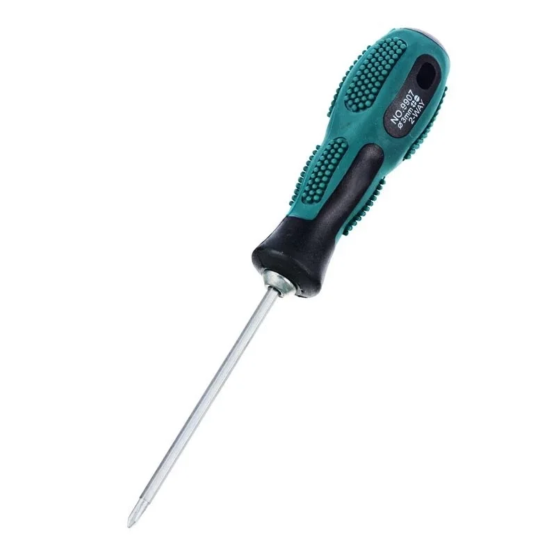 

Double Use Screwdriver 2 In 1 Slotted Cross Screwdrivers Non-slip Handle Removable Screw Driver 3mmx75mm Repair Tool