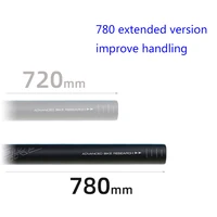 Guidon de vélo WAKE 31,8 mm en alliage d'aluminium, guidon surélevé 720/780 mm, guidon ultraléger pour VTT et vélo de route 3