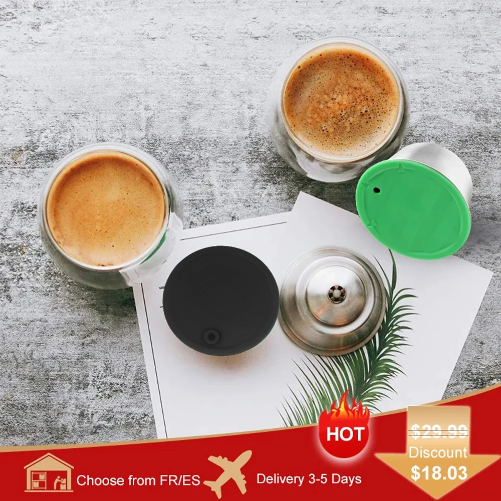 

Многоразовые капсулы для кофе Dolce Gusto ICafilas, капсулы из нержавеющей стали, многоразовые совместимые корзины для кофе Dolce Gusto