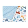 Name Personalised Custom Fleece  Baby Blanket Soft  With Double Layer Dotted Fleece Baby Swaddle Receiving Blaket 100*72cm 1
