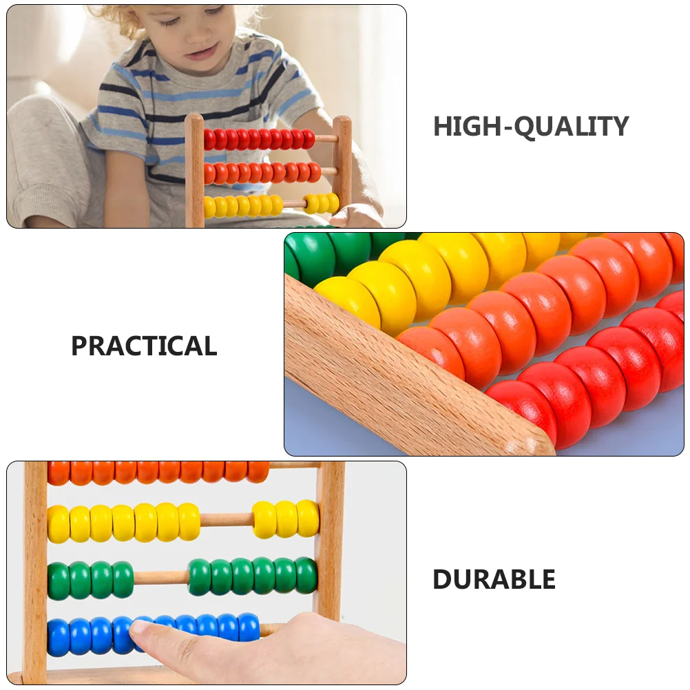 Abacus Stand Math Leaning Tool Toy Kids Counting Wooden Bead Arithmetic Educational Toys