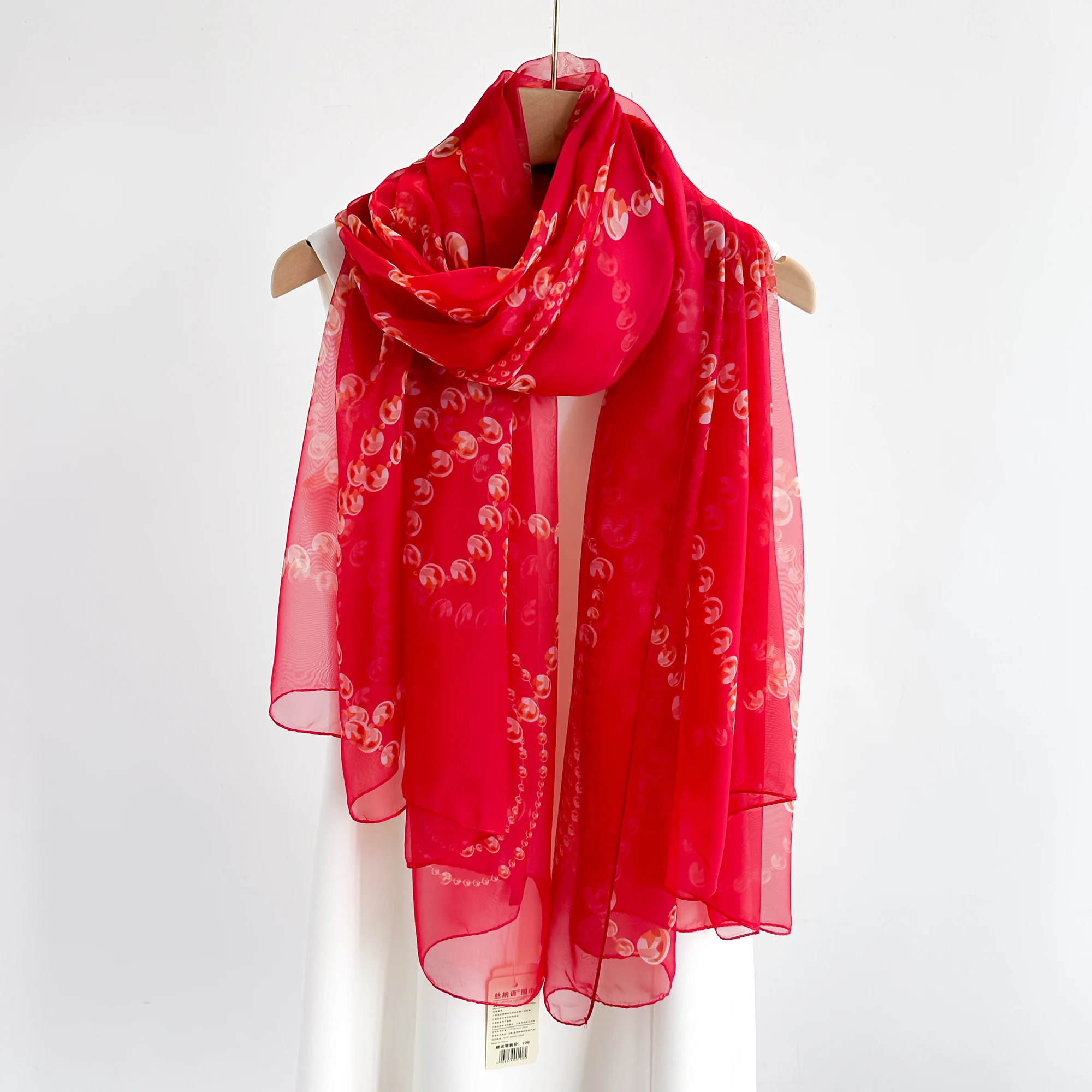 2025 Silk Beach Stoles Women Hijab Scarf Soft Shawl Wraps Ladies Scarves Foulard Beach Sunscreen Female Large Bandana Echarpe