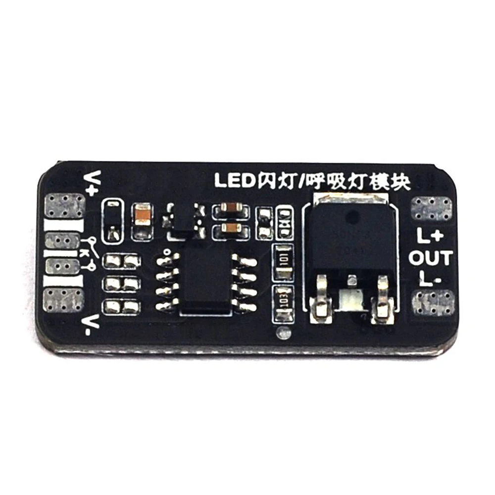 

6A 72W Dc3-24V Breathing Light Module Ambient Light Control Board Multi-Functional Flashing Light Controller Module