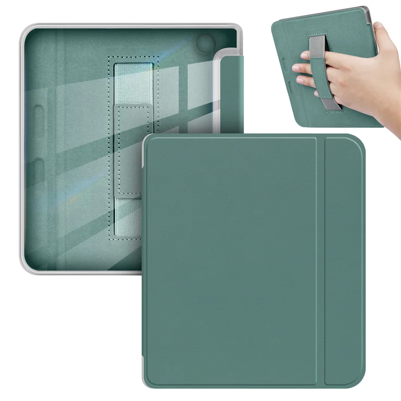Clear Soft TPU Smart Case for Kobo Libra - Hand-held Acrylic Back Shell for 7-Inch eReader