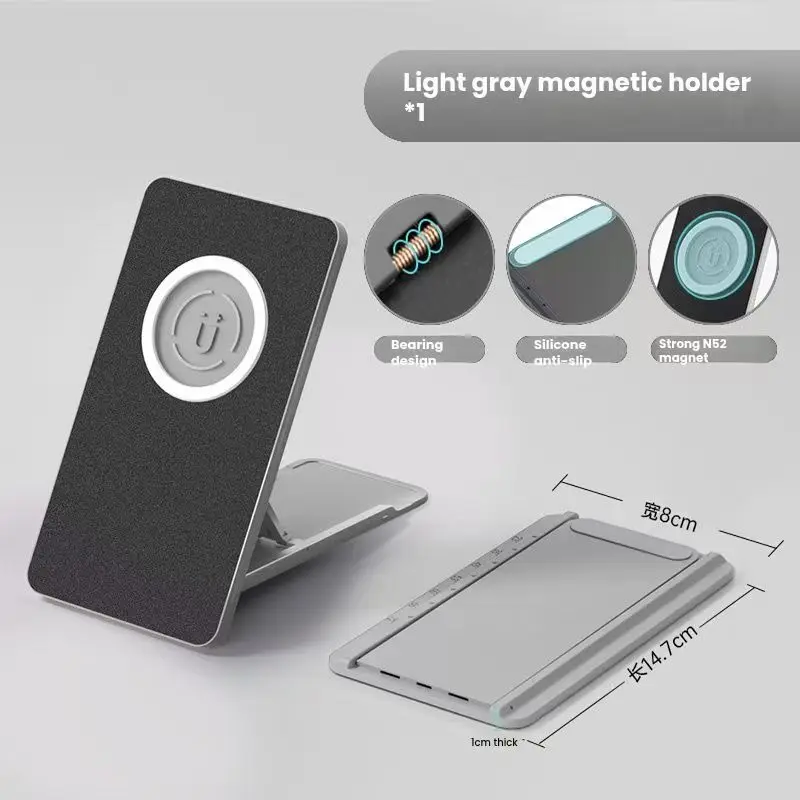 MagSafe Multi-Angle Foldable Tablet Stand - Adjustable Hands-Free Device Holder