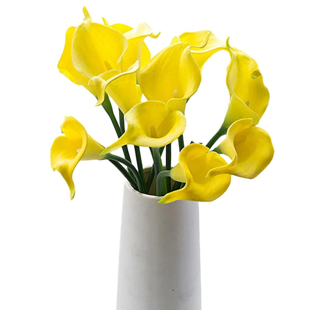 

Good Flexibility Package Contents Artificial Flowers Part Name Artificial Calla Lily Artificial Flowers Table Decoration
