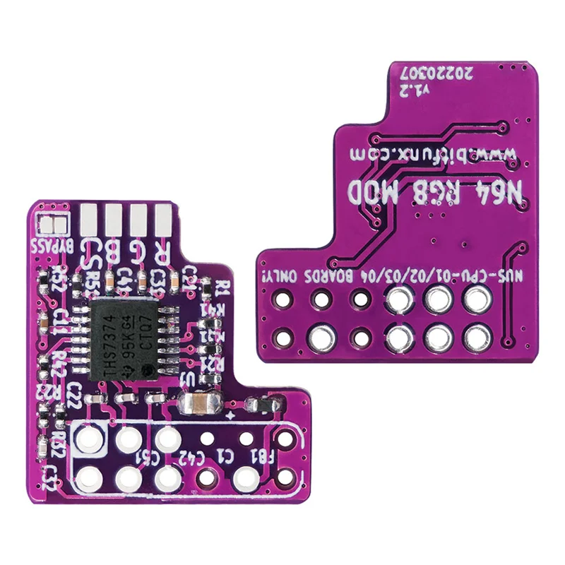 A72Z N64 RGB MOD+RGB Cable For N64 NTSC Consoles RGB Module Chip For Nintendo 64 NTSC Modified RGB Output Module Easy To Use