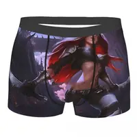 Katarina Men Boxer Briefs League of Legends Game Highly Breathable Underwear Top Quality Print Shorts Gift Idea 1