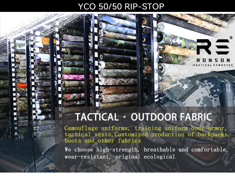Bestseller 50% Nylon 50% Baumwolle Ripstop-Stoff Irisches DPM-Tarnmuster NYCO5050 Taktischer Stoff für Uniformen Auf Lager – Detail 1
