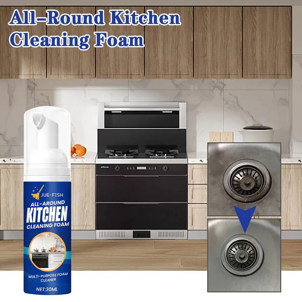 Kitchen Cleaning Foam All-round Dissolve Cleaner Spray Stove Oil Tool